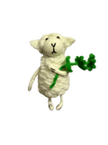 Lucky Little Lamb Wool Felt Doll