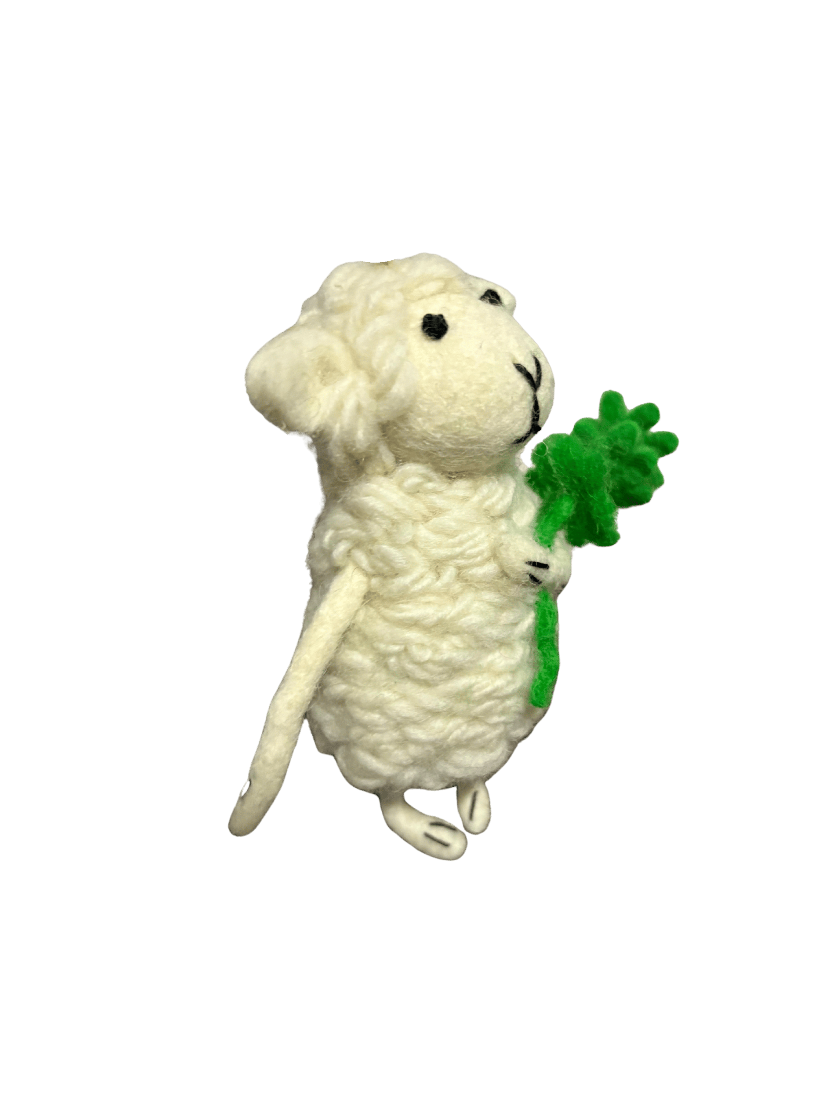 Lucky Little Lamb Wool Felt Doll
