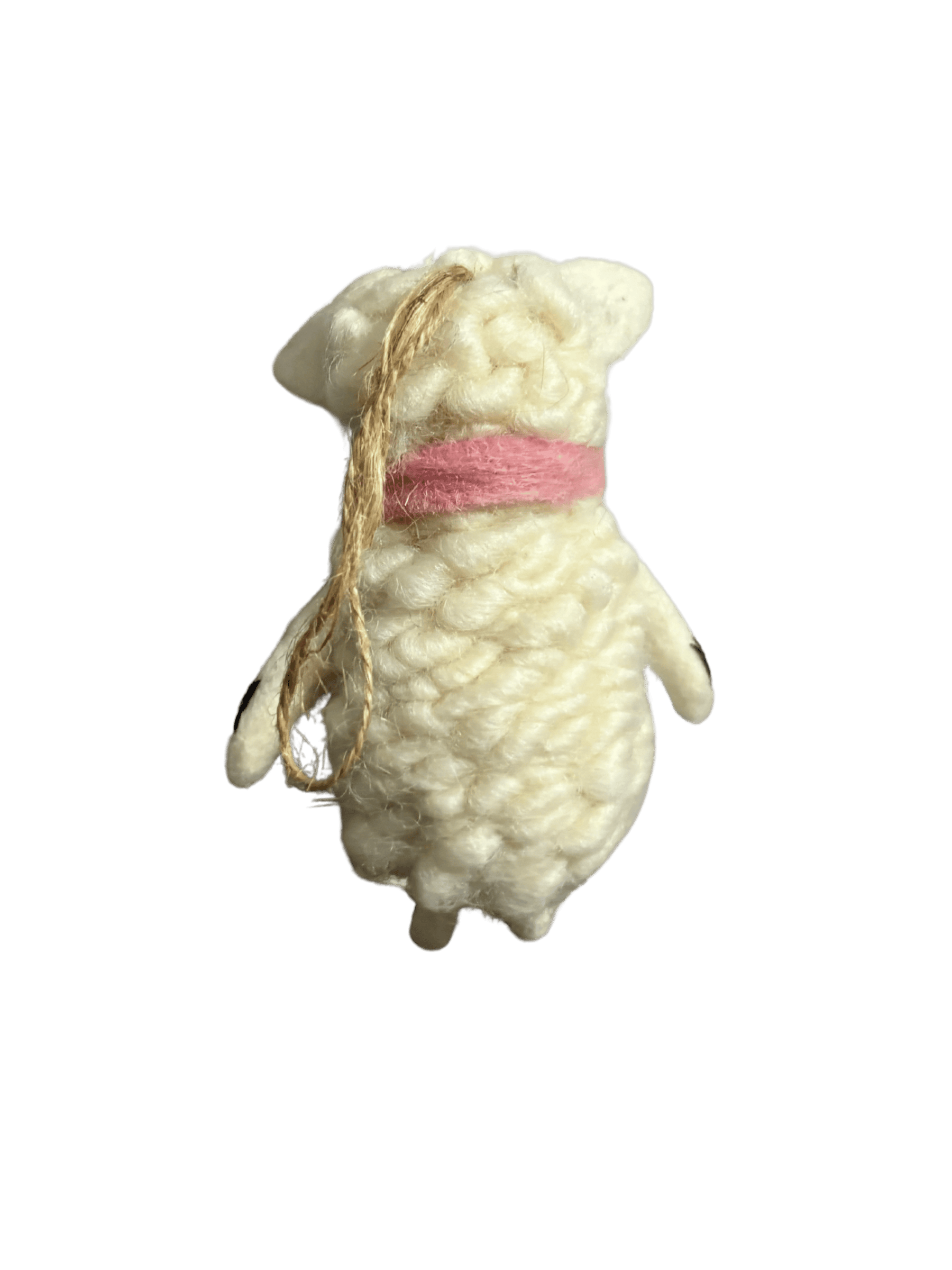 Little Waiting Lamb Wool Felt Doll