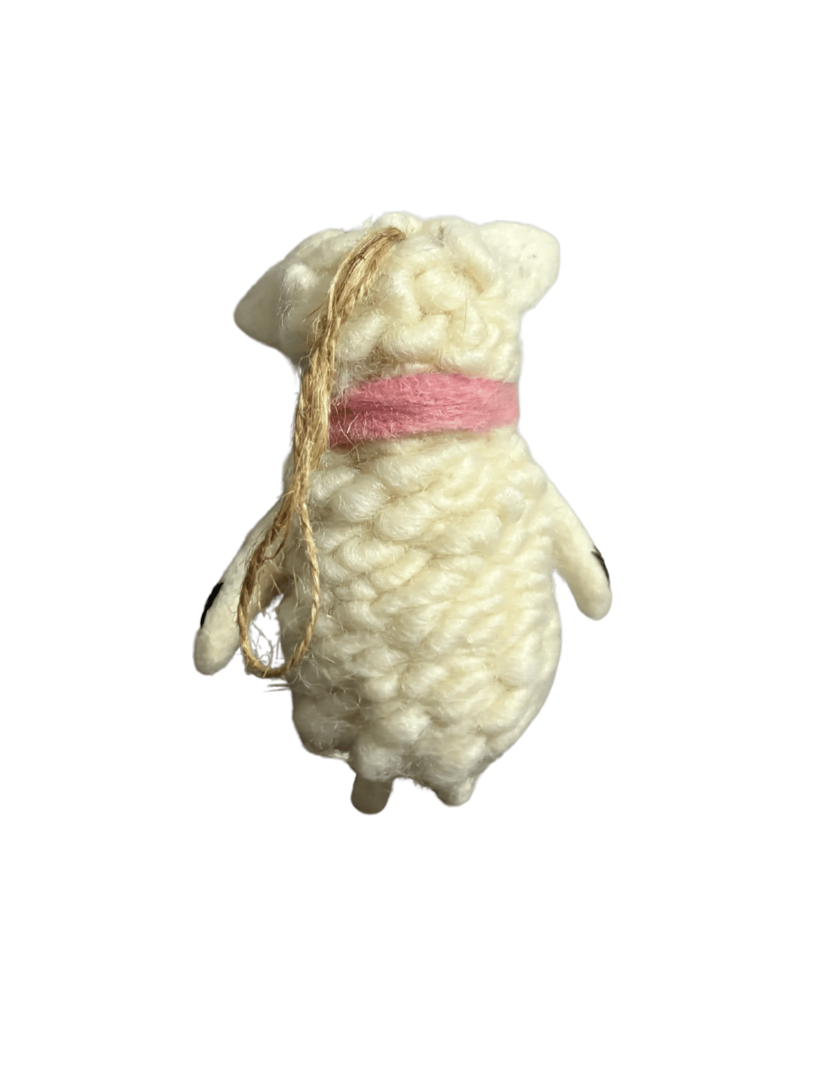 Little Waiting Lamb Wool Felt Doll